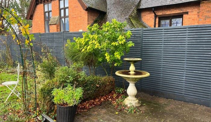 DuraPost slatted fence panels in Didcot